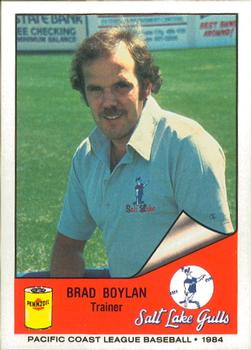 1984 Cramer Salt Lake City Gulls #193 Brad Boylan Front