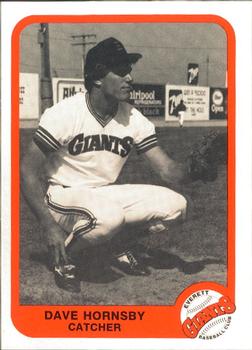 1984 Cramer Everett Giants #11 David Hornsby Front
