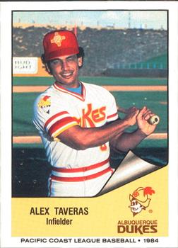 1984 Cramer Albuquerque Dukes #153 Alex Taveras Front