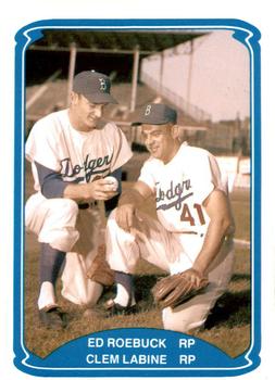 1987 TCMA 1955 Brooklyn Dodgers #8 Ed Roebuck /  Clem Labine Front