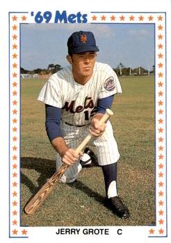 1987 TCMA 1969 New York Mets #8 Jerry Grote Front