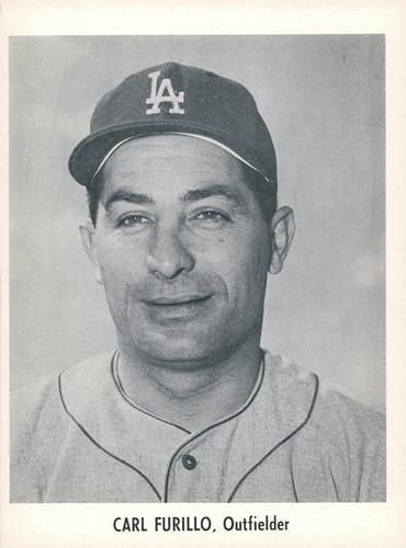 1958 Jay Publishing Los Angeles Dodgers #NNO Carl Furillo Front