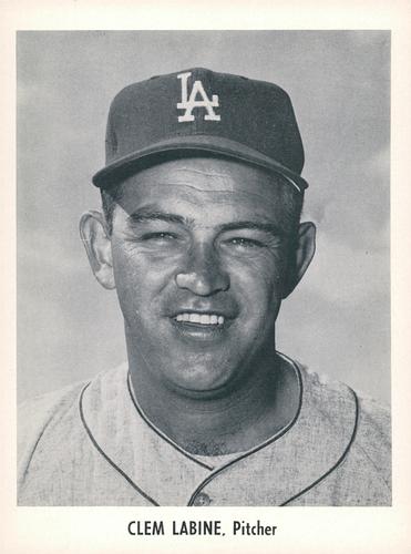 1958 Jay Publishing Los Angeles Dodgers #NNO Clem Labine Front
