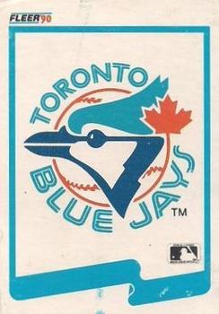 1990 Fleer - Cello / Wax Box Bottom Singles #C-13 Toronto Blue Jays Logo Front