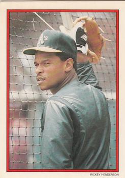 1990 Topps - 1990 All-Star Set Collector's Edition (Glossy Send-Ins) #37 Rickey Henderson Front
