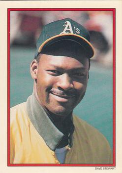 1990 Topps - 1990 All-Star Set Collector's Edition (Glossy Send-Ins) #4 Dave Stewart Front