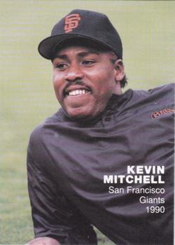 1990 Blue Sox Action Superstars (unlicensed) #4 Kevin Mitchell Front