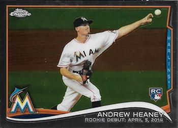 2014 Topps Chrome Update #MB-51 Andrew Heaney Front