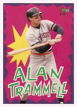 1992 Topps Kids #75 Alan Trammell Front