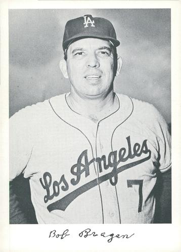 1960 Danny Goodman Los Angeles Dodgers Set A #NNO Bob Bragan Front