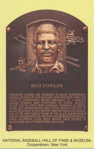 1965-22 Cooperstown Plaque Postcards #NNO Bud Fowler Front