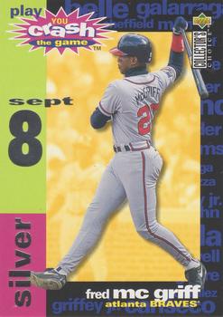 1995 Collector's Choice - You Crash the Game Silver #CG12 Fred McGriff Front