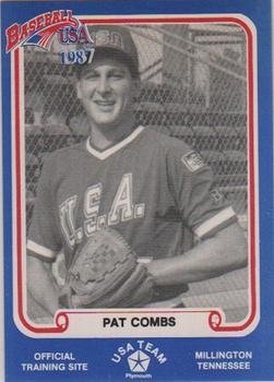 1987 BDK Pan Am Team USA Blue #NNO Pat Combs Front