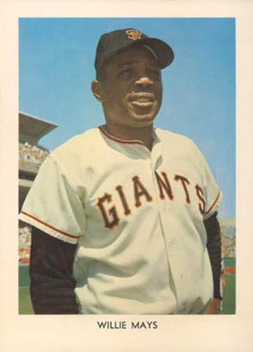 1968 San Francisco Giants Color Picture Pack #NNO Willie Mays Front