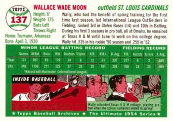 1994 Topps Archives 1954 #137 Wally Moon Back