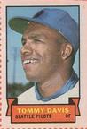 1969 Topps Stamps #NNO Tommy Davis Front