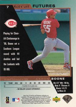 1997 SP #7 Aaron Boone Back