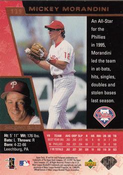 1997 SP #139 Mickey Morandini Back
