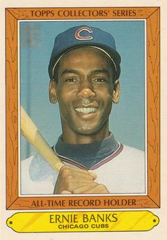 1985 Topps Woolworth All Time Record Holders #3 Ernie Banks Front