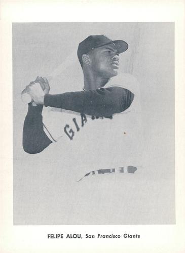 1962 Jay Publishing San Francisco Giants 5x7 Photos (Font Variation) #NNO Felipe Alou Front