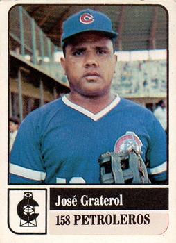 1991-92 Venezuelan Winter League Stickers #158 Jose Graterol Front
