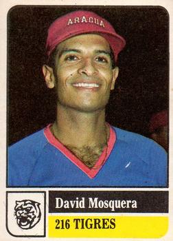 1991-92 Venezuelan Winter League Stickers #216 David Mosquera Front