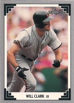 1991 Donruss - Leaf Previews #12 Will Clark Front