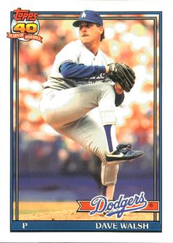1991 Topps - Collector's Edition (Tiffany) #367 Dave Walsh Front