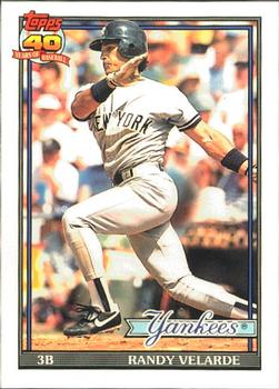 1991 Topps - Collector's Edition (Tiffany) #379 Randy Velarde Front