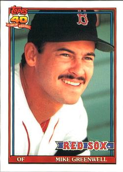 1991 Topps - Collector's Edition (Tiffany) #792 Mike Greenwell Front