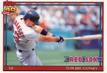 1991 Topps - Collector's Edition (Tiffany) #675 Tom Brunansky Front