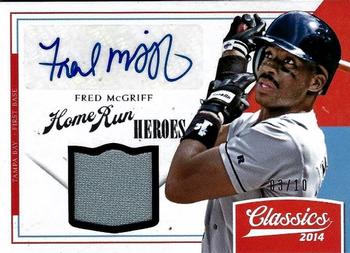 2014 Panini Classics - Home Run Heroes Jerseys Signatures #12 Fred McGriff Front