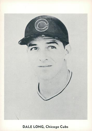 1960 Jay Publishing Chicago Cubs #NNO Dale Long Front