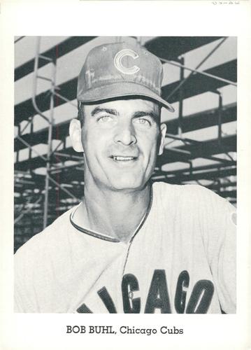 1964 Jay Publishing Chicago Cubs #NNO Bob Buhl Front