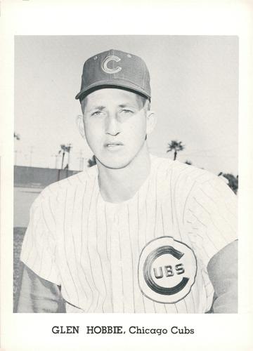 1964 Jay Publishing Chicago Cubs #NNO Glen Hobbie Front