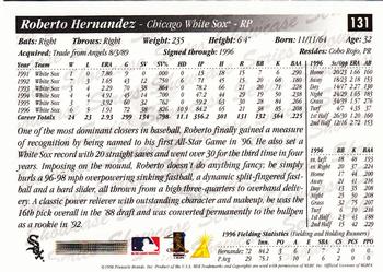 1997 Score - Showcase Series #131 Roberto Hernandez Back