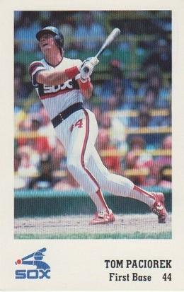 1983 True Value Chicago White Sox #NNO Tom Paciorek Front