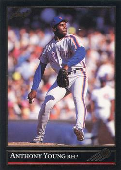 1992 Leaf - Black Gold #356 Anthony Young Front