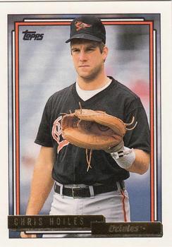 1992 Topps - Gold #125 Chris Hoiles Front