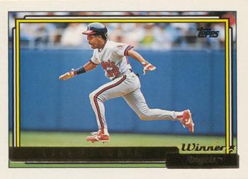 1992 Topps - Gold Winners #37 Luis Polonia Front