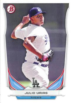 2014 Bowman Draft - Top Prospects #TP-14 Julio Urias Front
