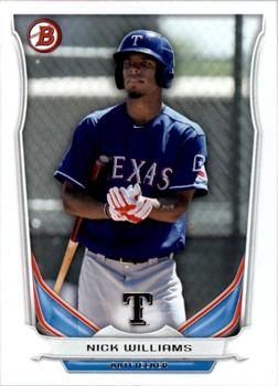 2014 Bowman Draft - Top Prospects #TP-70 Nick Williams Front