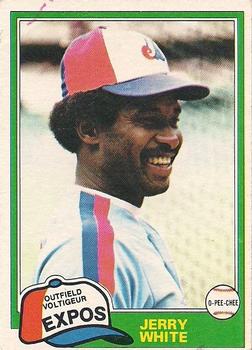 1981 O-Pee-Chee - Gray Back #42 Jerry White Front