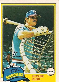 1981 O-Pee-Chee - Gray Back #214 Richie Zisk Front