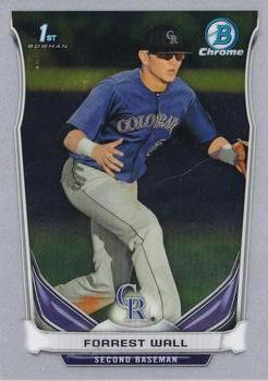 2014 Bowman Draft - Chrome #CDP33 Forrest Wall Front