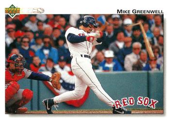 1992 Upper Deck - Gold Hologram #275 Mike Greenwell Front