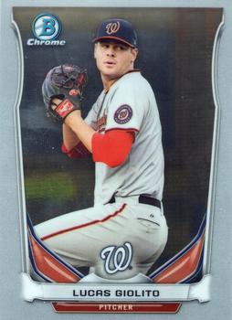2014 Bowman Draft - Chrome Top Prospects #CTP-9 Lucas Giolito Front