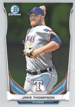 2014 Bowman Draft - Chrome Top Prospects #CTP-66 Jake Thompson Front