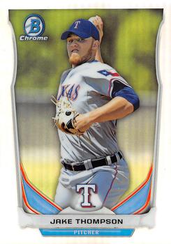 2014 Bowman Draft - Chrome Top Prospects Refractors #CTP-66 Jake Thompson Front