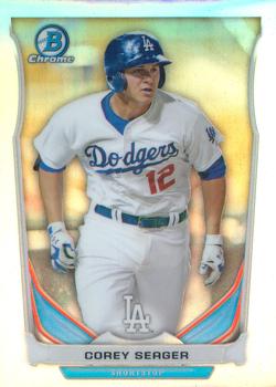 2014 Bowman Draft - Chrome Top Prospects Refractors #CTP-41 Corey Seager Front